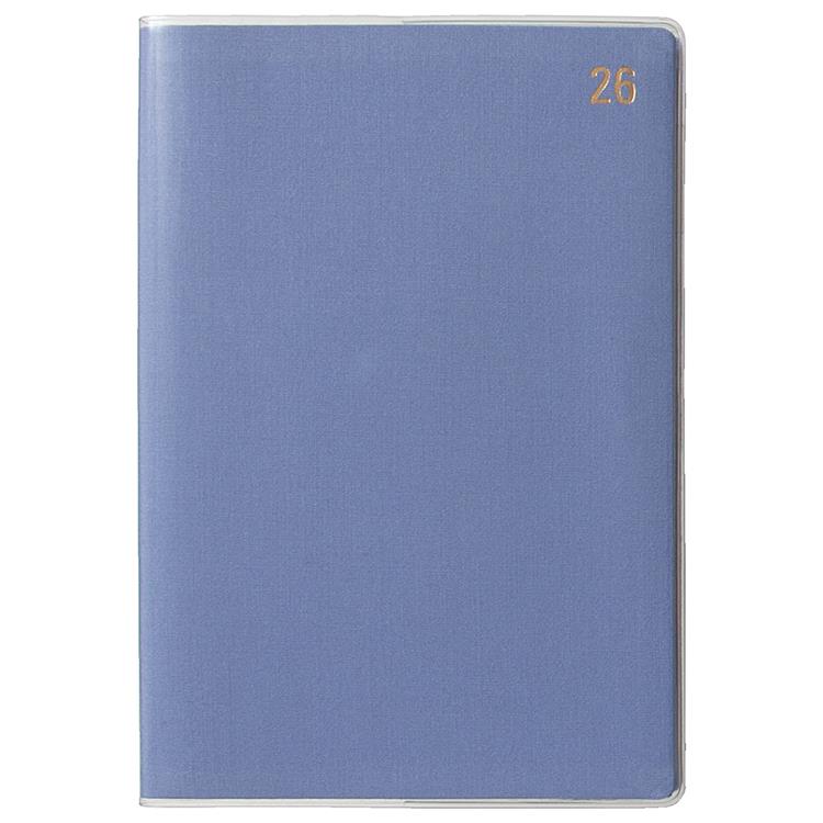 2025年12月始まり手帳 月間 A5 PM コットン パープル パープル