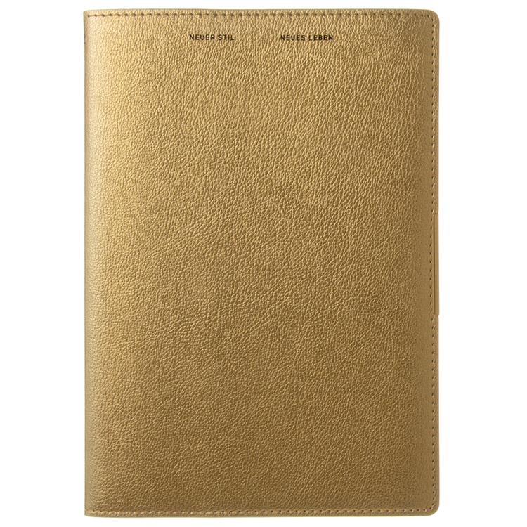 2025年12月始まり手帳 月間 A5 PM メタリック ゴールド ゴールド