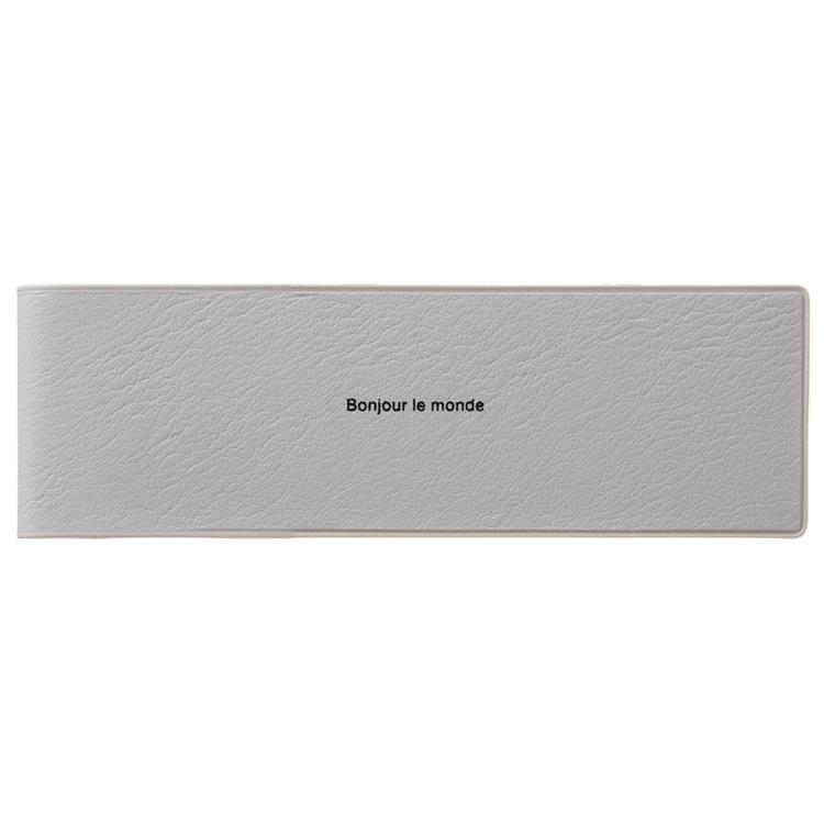 2025年12月始まり 週間ブロック A5変型 スティックダイアリー タイポ ライトグレー ライトグレー