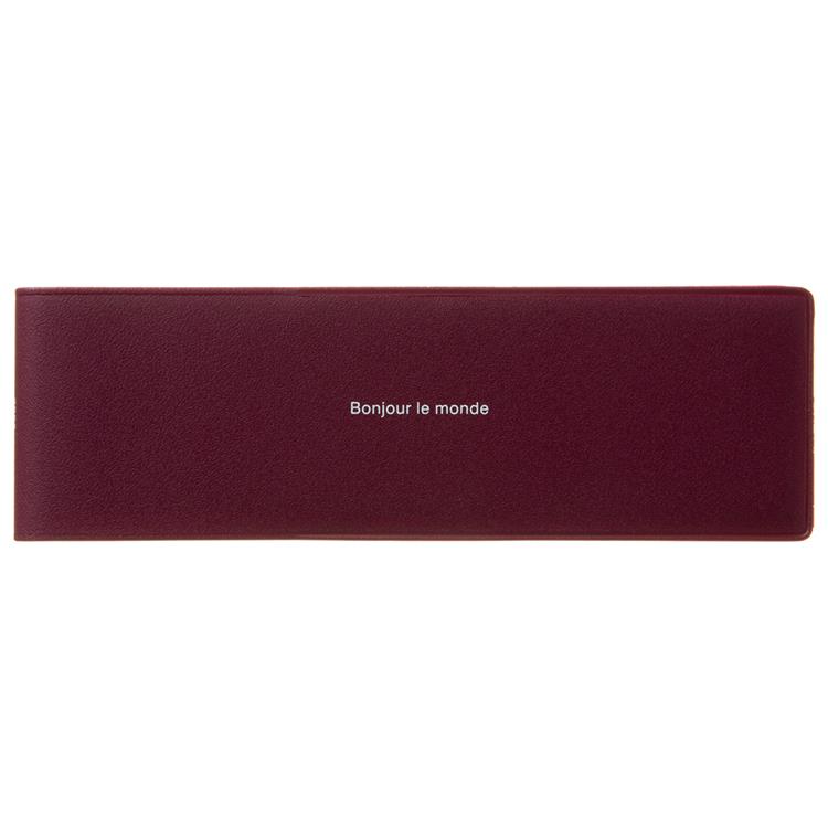 2025年12月始まり 週間ブロック A5変型 スティックダイアリー タイポ ワイン ワイン