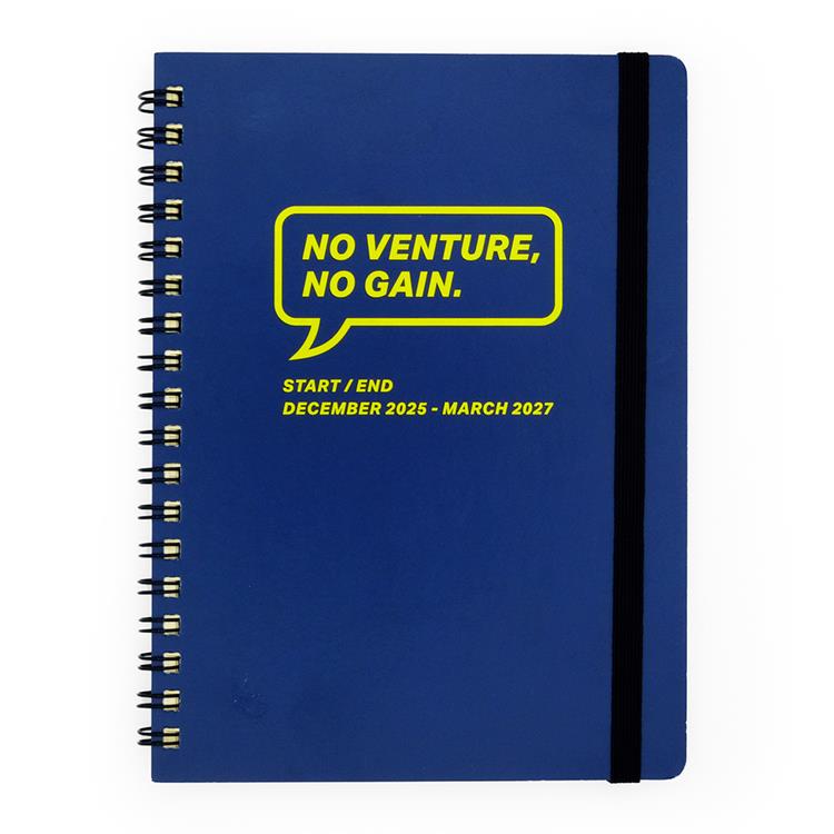 2025年12月始まり手帳 月間 B6 イン・アクション ピンク ピンク