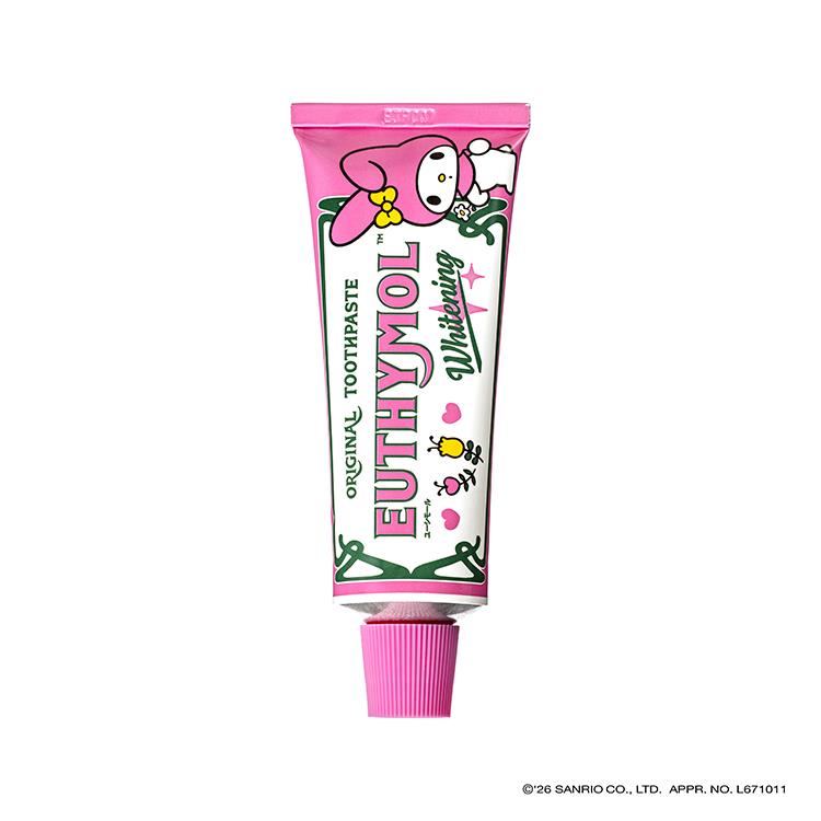 ユーシモール 歯磨き粉 ホワイトピンク マイメロディ 106g【数量限定】
