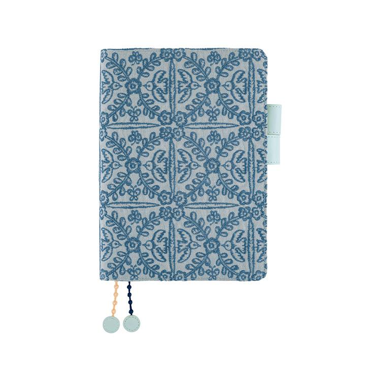 新品 一点もの mina ミナペルホネン ほぼ日手帳カバー 抽選販売 ほぼ日手帳カバー A5 ミナ ペルホネン felice blue: ステーショナリー