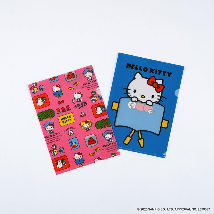 ほぼ日のクリアファイル カズンサイズ用(A5) ハローキティ 3枚セット