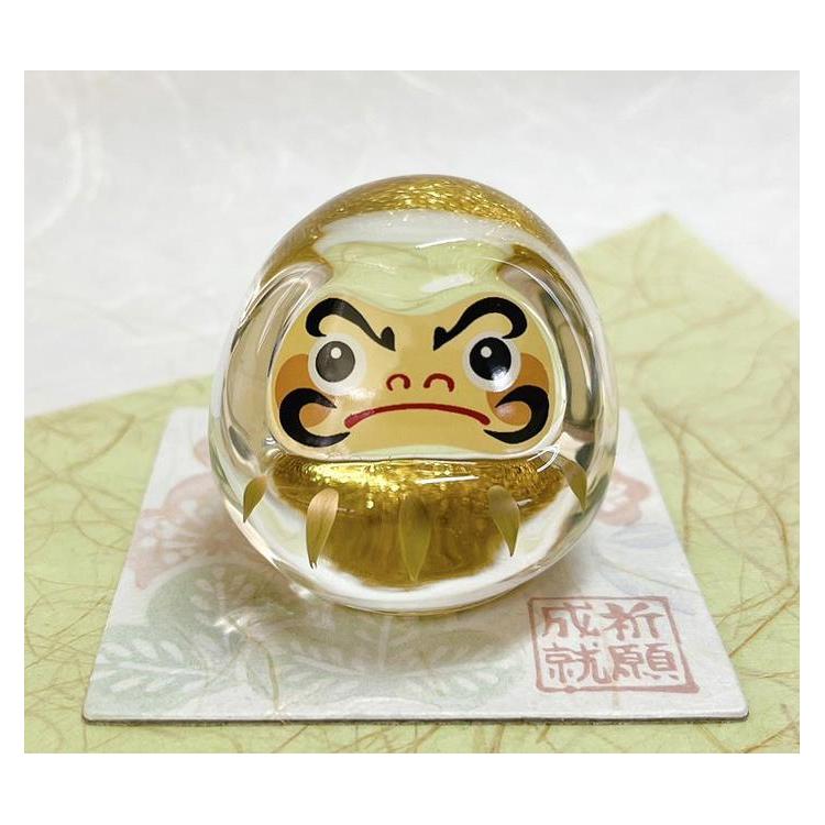 縁起硝子飾り だるま 金（大）: ホーム＆キッチン | ロフトネットストア