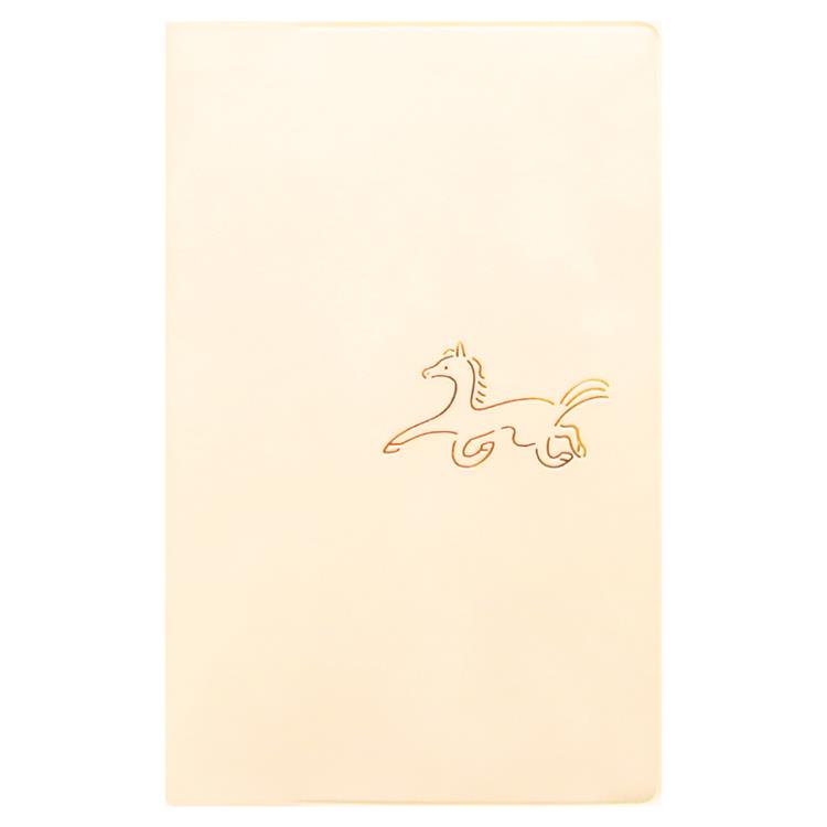 2026年1月始まり手帳 月間 B6 新書 カリグラム アイボリー アイボリー