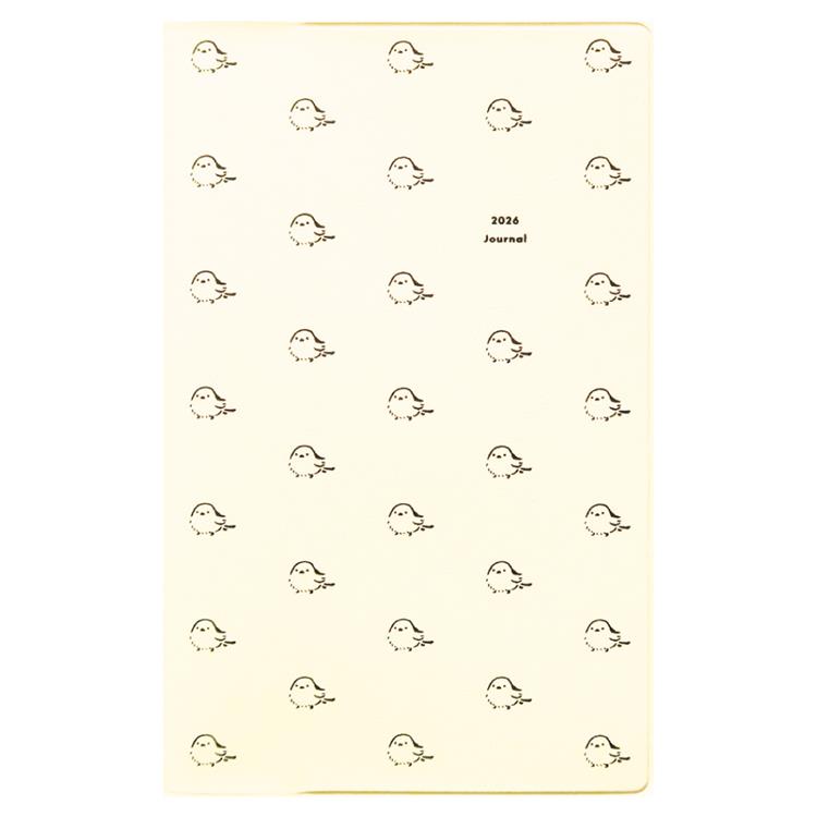 2026年1月始まり手帳 月間 B6 新書 ミニミニ シマエナガ シマエナガ