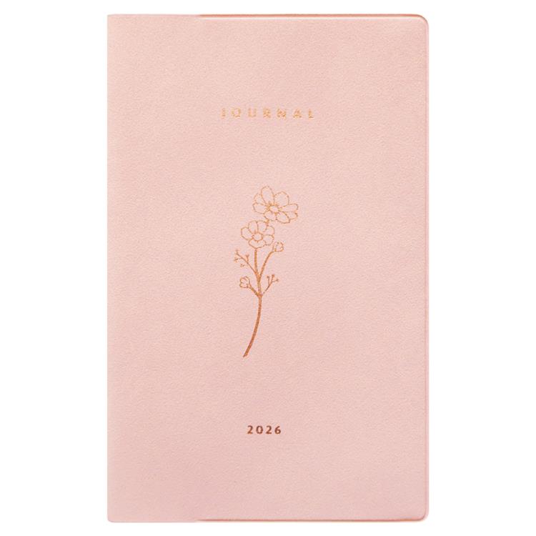 2026年1月始まり手帳 月間 B6 新書 フローラ コスモス コスモス
