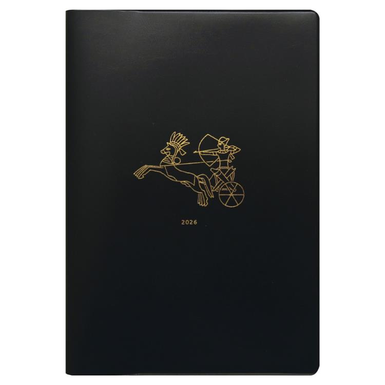 2026年1月始まり手帳 月間 B6 カデシュ ブラック ブラック