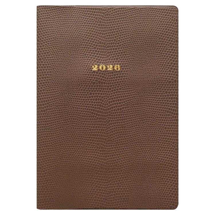 2026年1月始まり手帳 月間 B6 ラケルタ ブラウン ブラウン