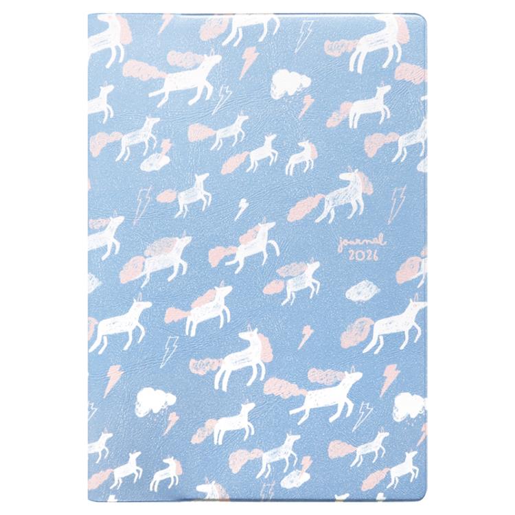 2026年1月始まり手帳 月間 B6 ユニコーンパレード ゼニスブルー ゼニスブルー