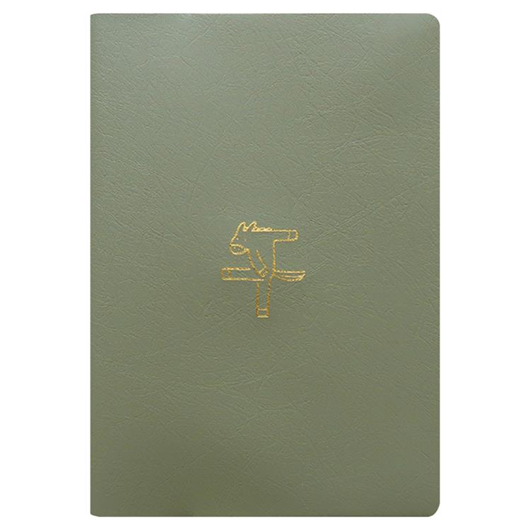 2026年1月始まり手帳 月間 B6 フルカラー ウマモジ カーキ カーキ