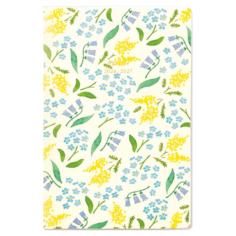 2026年4月始まり手帳 月間 B6 新書 ジャルダン フルリール フルリール