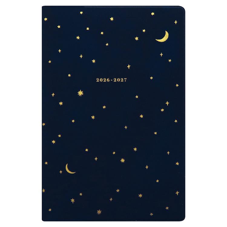 2026年4月始まり手帳 月間 B6 新書 ミニュイ ネイビー ネイビー