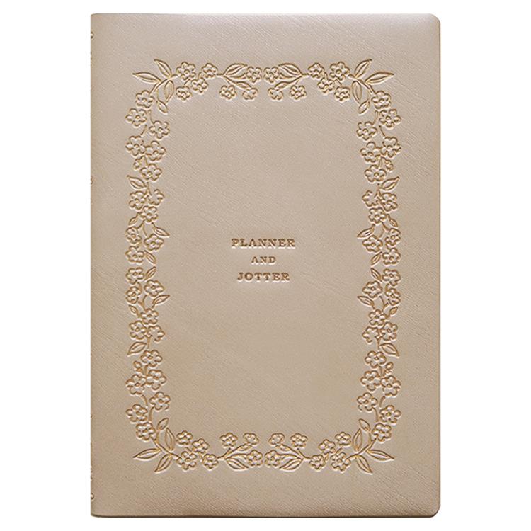 2026年4月始まり手帳 週間レフト B6 レクデュール ベージュ ベージュ