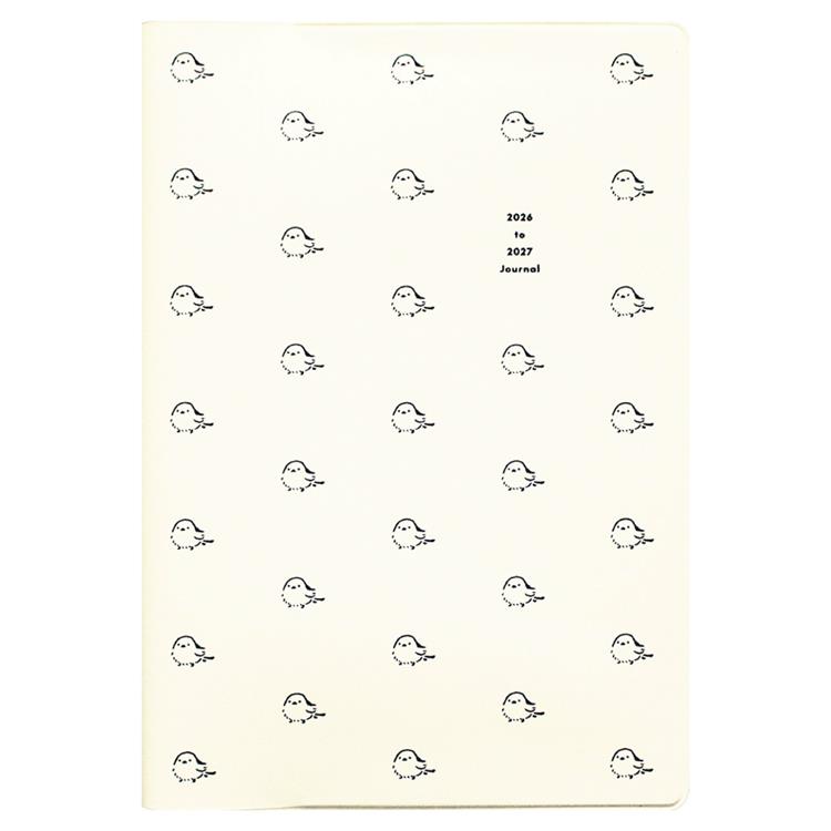 2026年4月始まり手帳 月間 B6 フルカラー ミニミニ シマエナガ シマエナガ