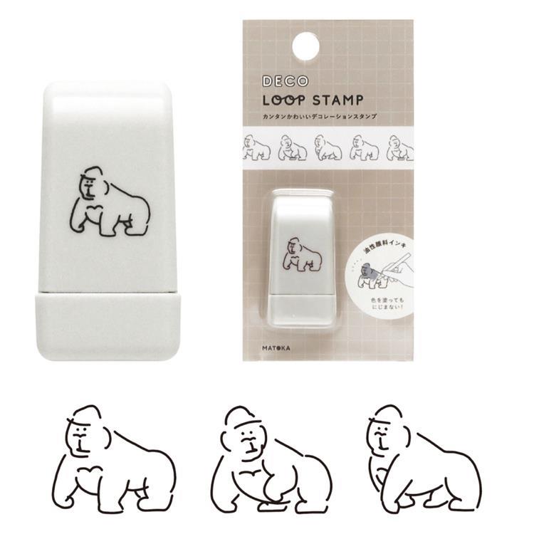 デコループスタンプ ゴリラ ゴリラ