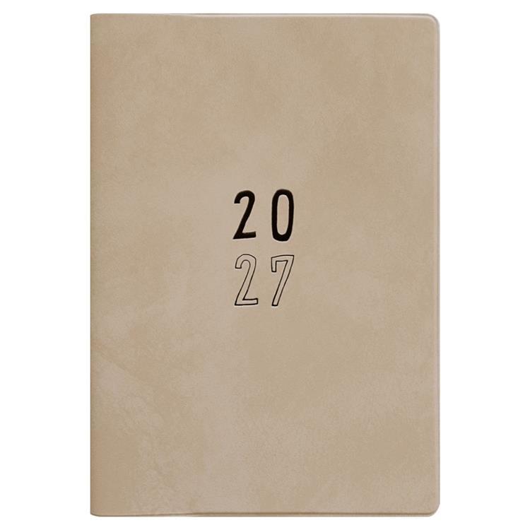 2026年10月始まり手帳 月間 B6 フルカラー ボッカ グレージュ グレージュ