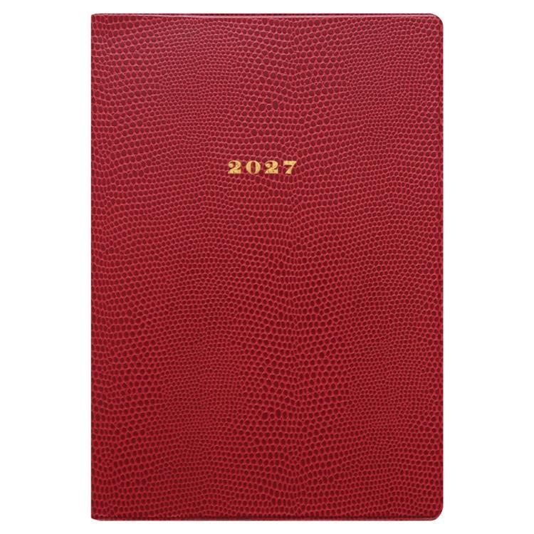 2027年1月始まり手帳 月間 B6 ラケルタ レッド レッド