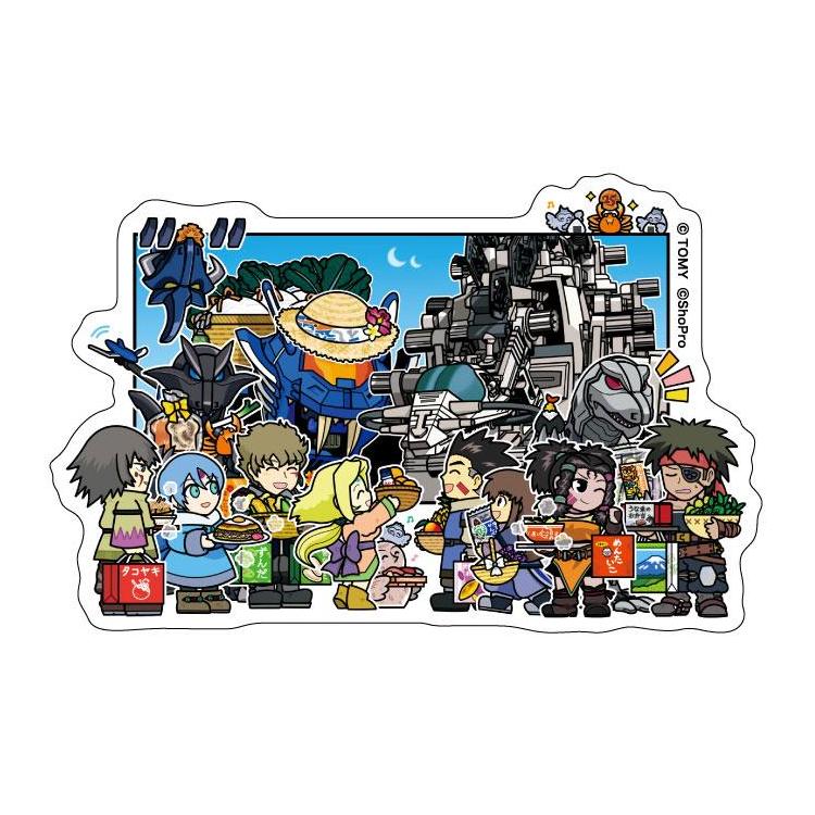 【通販限定】ゾイド ご当地ステッカー アナザーイラスト ホワイトゴルドス ホワイトゴルドス