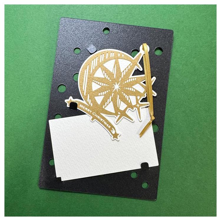 クリスマスオーナメント レーザーカット 月 ゴールド 月 ゴールド