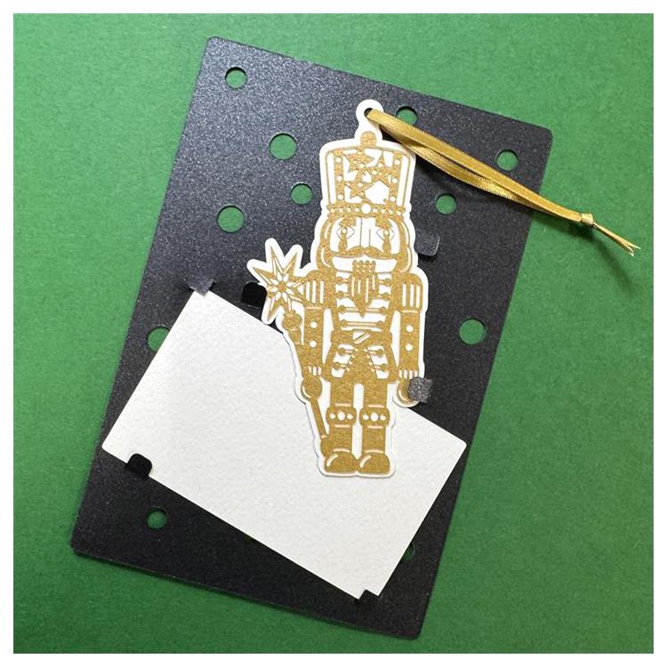 クリスマスオーナメント レーザーカット 人形 ゴールド 人形 ゴールド