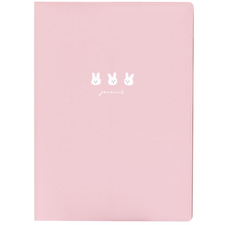 2026年1月始まり手帳 月間 B6 うさぎトリオ ピンク ピンク