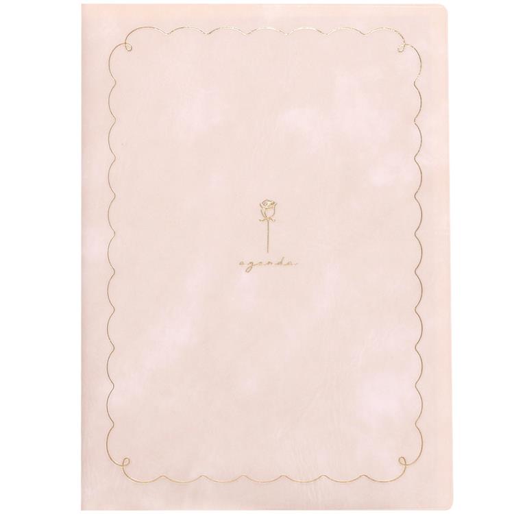 2026年1月始まり手帳 月間 B6 ローズ ピンク ピンク