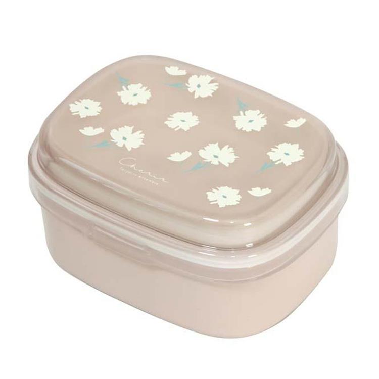 シェリール 2WAYクリアランチボックス 620ml ピンクベージュ ピンクベージュ