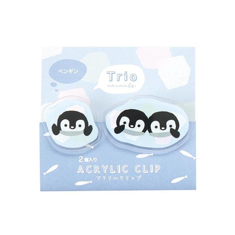 トリオ水族館 アクリルクリップ ペンギン ペンギン