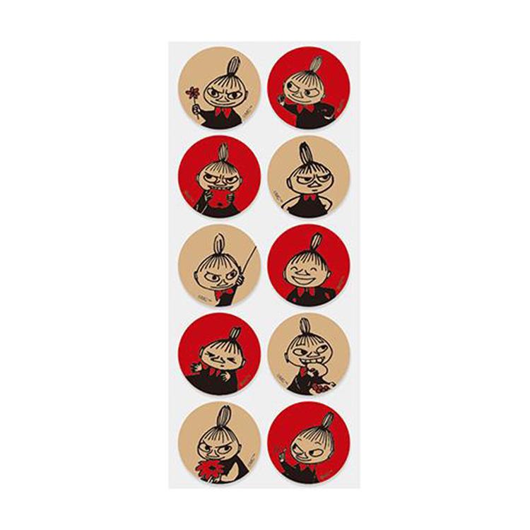 シール ムーミン リトルミイ フェイス リトルミイ