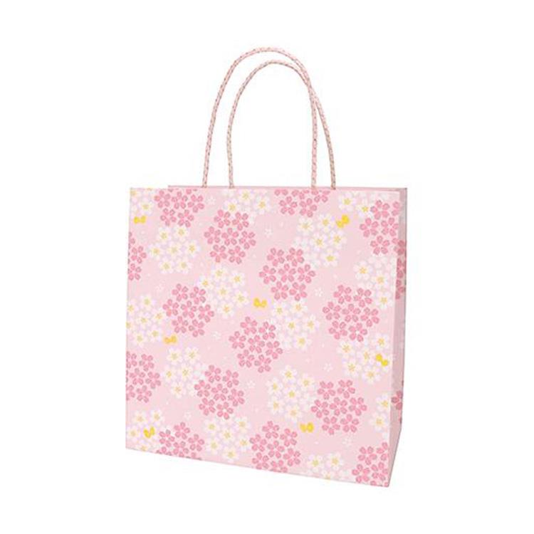 春柄 手提袋 さくらと蝶々