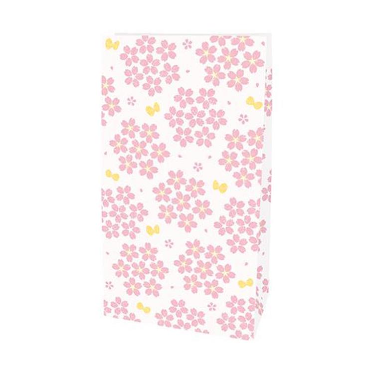 春柄 角底袋 さくらと蝶々