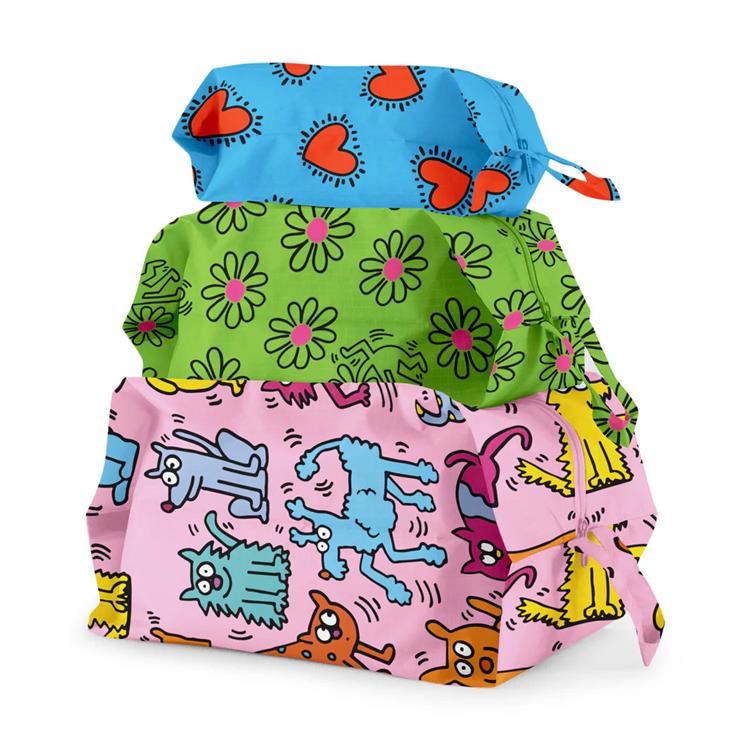 Baggu 3D Zip Set ポーチ キースヘリング｜Yahoo!フリマ（旧