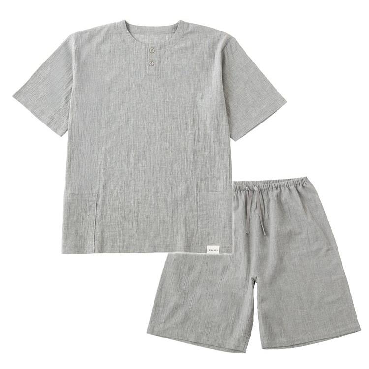 着るガーゼTシャツ&パンツセット フリーサイズ 杢グレー【ロフト限定】 杢グレー