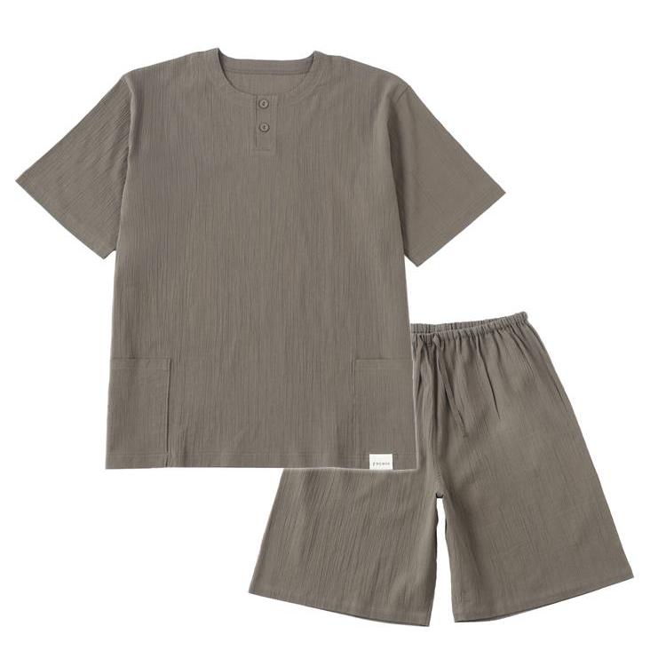 着るガーゼTシャツ&パンツセット フリーサイズ オリーブ【ロフト限定】 オリーブ