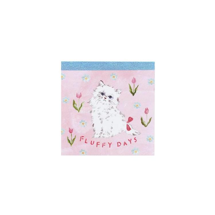 メモパッド・スクエア 利光春華 チューリップキャット チューリップキャット