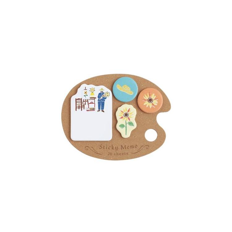 フィクタジアアート パレット付箋 ひまわり ひまわり