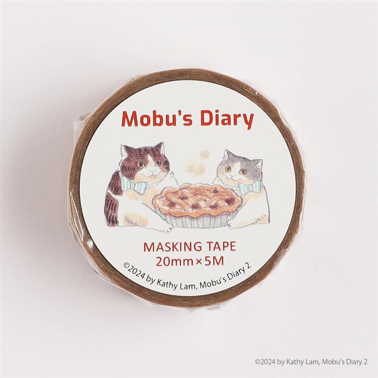 三毛猫モブは猫缶を稼ぎたい Mobu's Diary マスキングテープ warm(warm