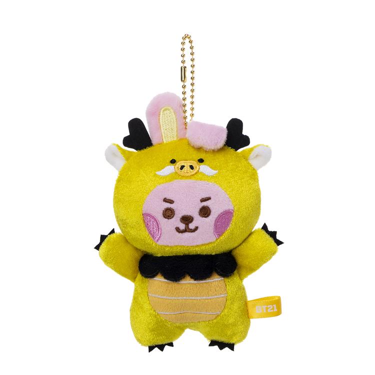 BT21 TATA タタ 5周年 マスコット ピンクレッド キディランド BT21 TATA タタ 5周年 マスコット ピンクレッド キディランド