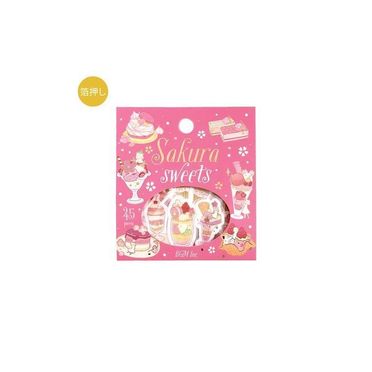 春柄 フレークシール 桜 sweets 桜 sweets