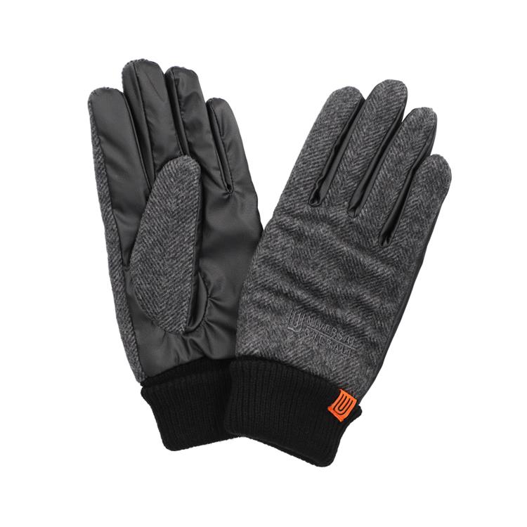 メルトン手袋 メンズ グレイ【ロフト限定】 グレイ