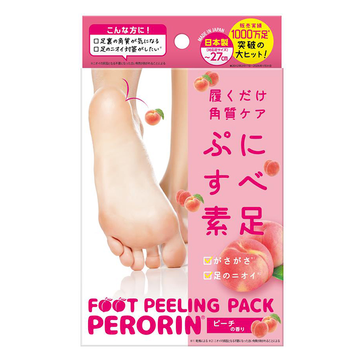 フットピーリングパック 1回分 ピーチ
