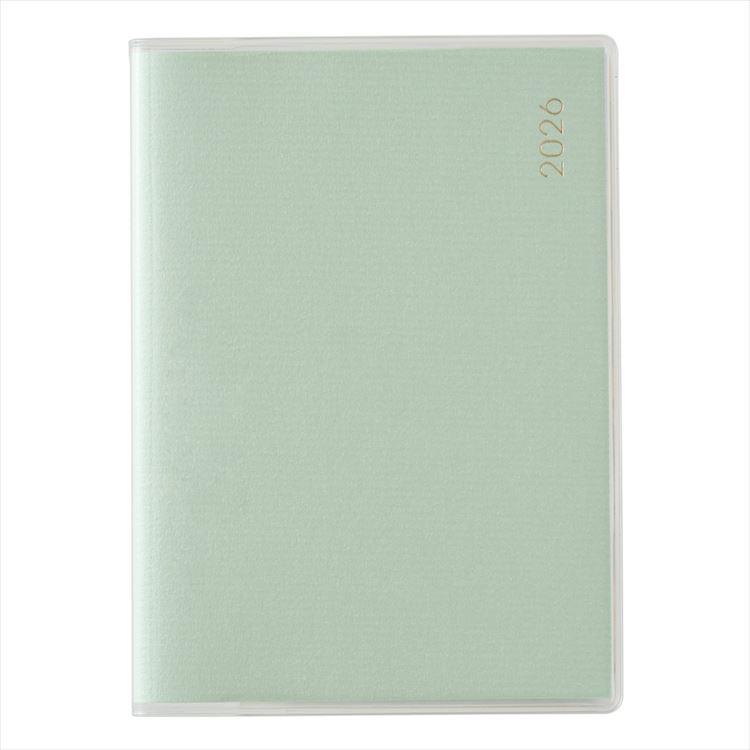 2026年4月始まり手帳 月間 B7 ペイジェム Petit-i アイダにメモ 日曜始まり ミント ミント