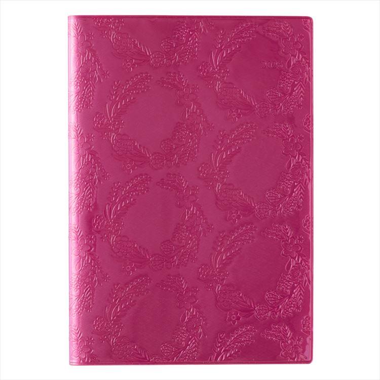 2026年4月始まり手帳 月間 B6 ペイジェム ファミリー 日曜始まり ピンク ピンク