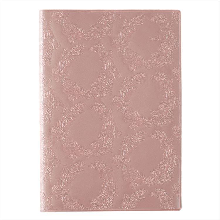 2026年4月始まり手帳 月間 B6 ペイジェム ファミリー ピンクベージュ ピンクベージュ