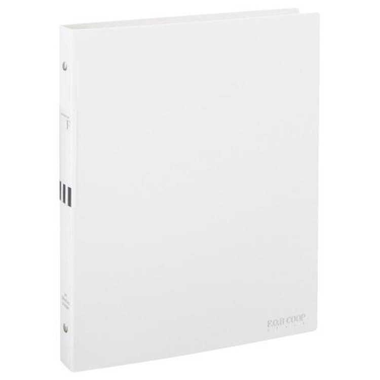 A4バインダーノート フォブコープ 30穴 白 白