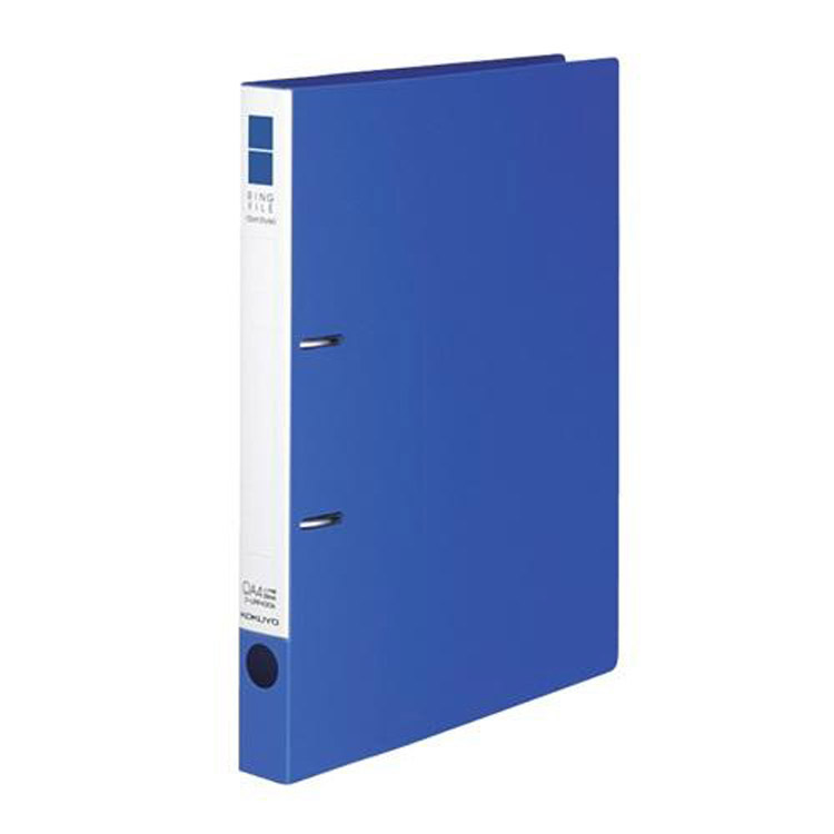 リングファイル スリムスタイル A4 220枚収容 青 青