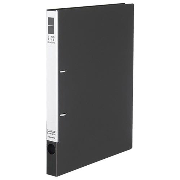 リングファイル スリムスタイル A4 180枚収容 グレー グレー
