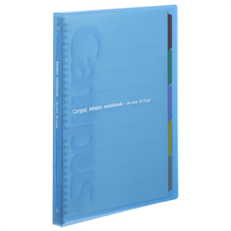 キャンパス スライドバインダー A4 青